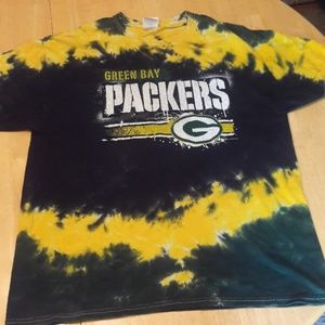 🏈 Men's Tie Dye Green Bay Packers Shirt 🏈